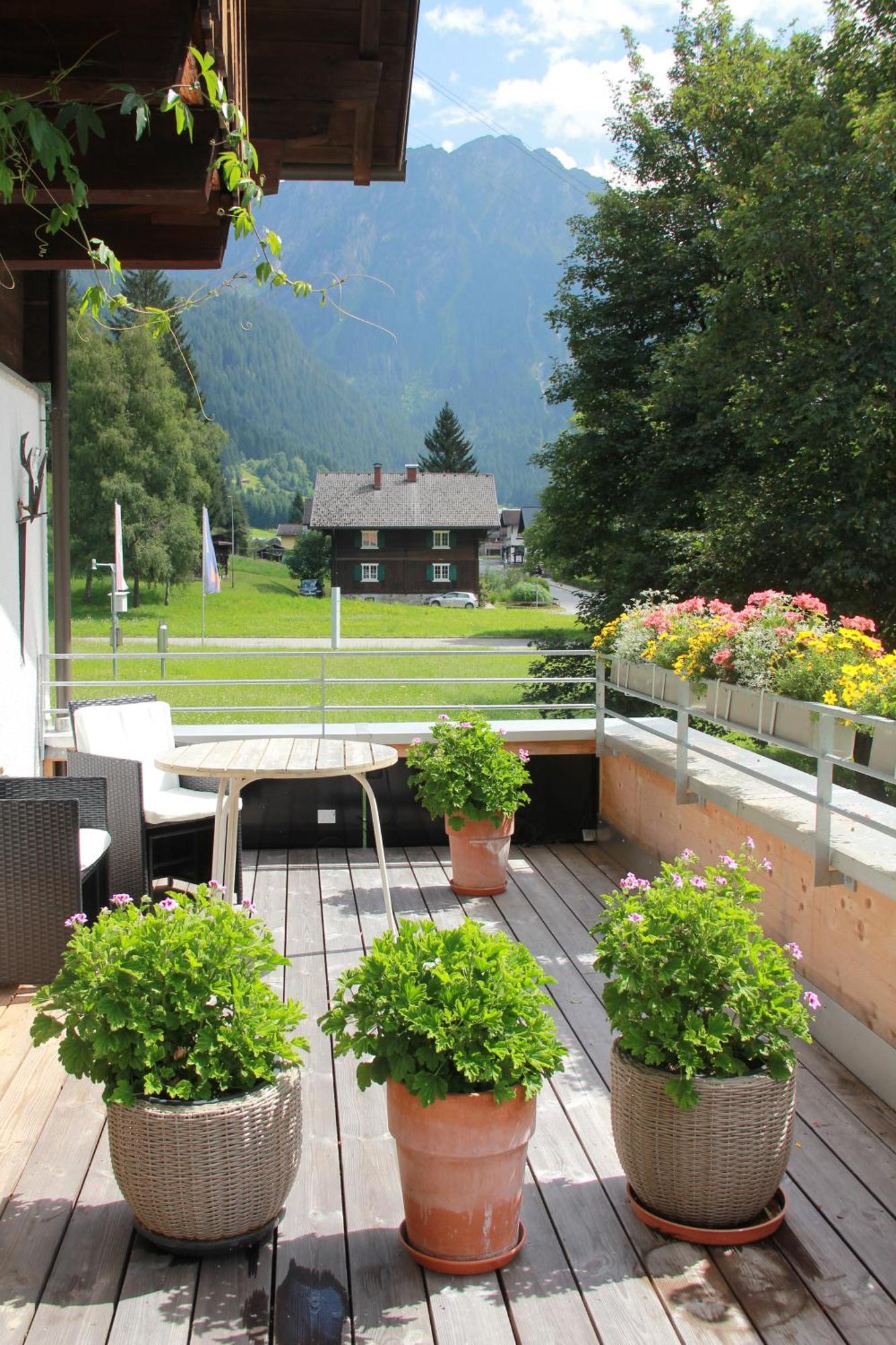 Haus Am Rain Bed and Breakfast Partenen Eksteriør billede
